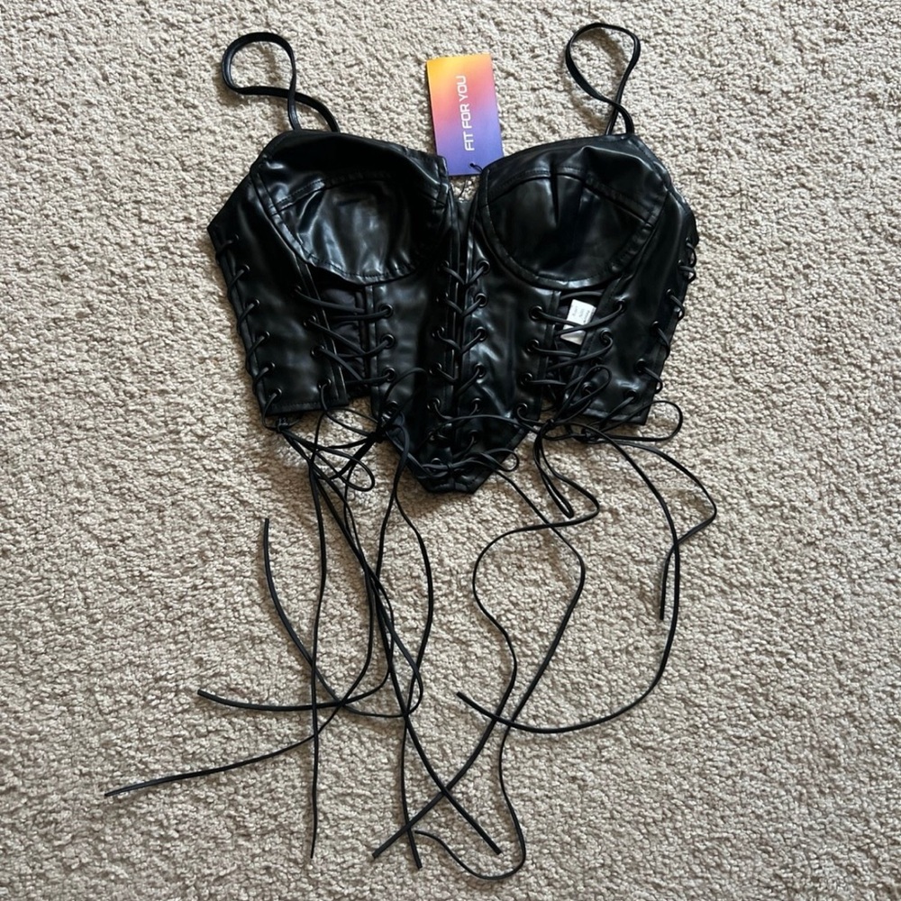 SHEIN Lace- Up Corset